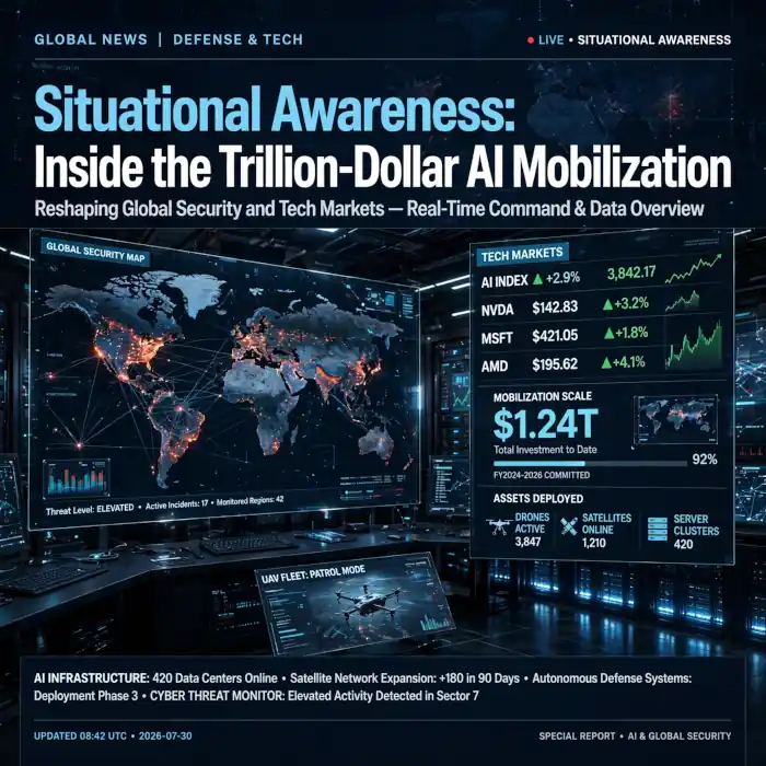 Situational Awareness: Inside the Trillion-Dollar AI Mobilization Reshaping Global Security and Tech Markets