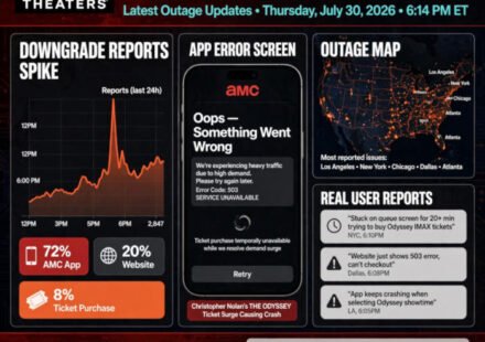 amc theatre outages