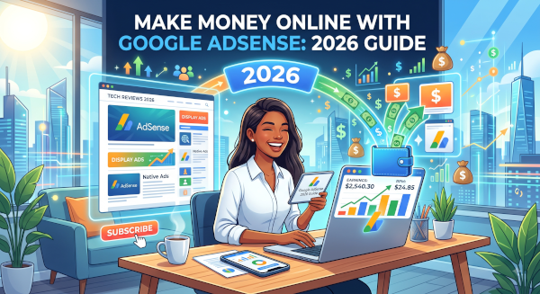 Make money online with google adsense 2026 guide